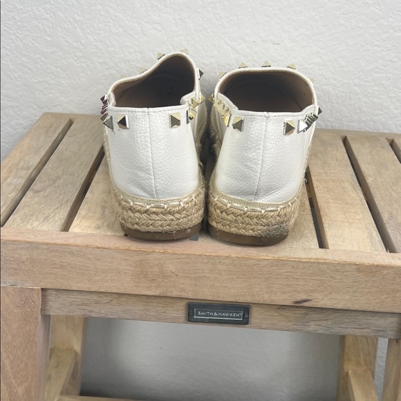 Steve Madden Cream Studded Espadrilles Size 9 - Picture 3 of 7